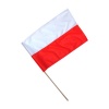 Flaga Polski na patyku mała